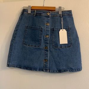 Brand new mini denim skirt